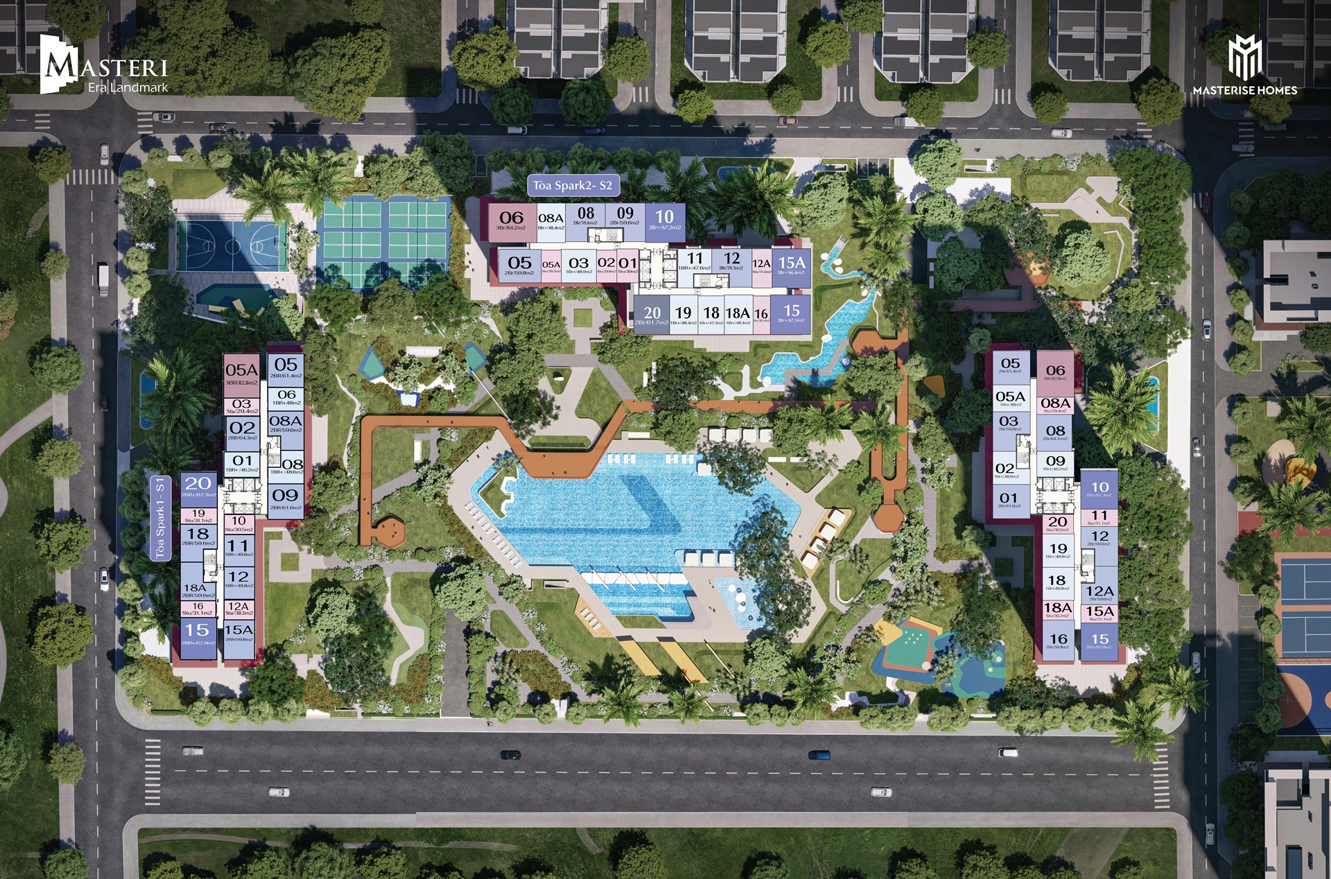 Mặt bằng thiết kế dự án Masteri Ocean Park 3